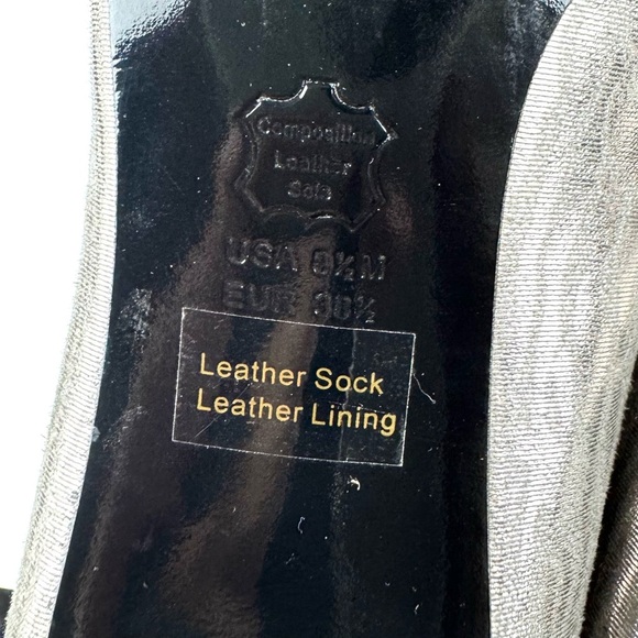 Adrianna Papell Women's 8.5 Silver Sparkling Heels Open Toe Party Stiletto Shoes - Picture 7 of 11